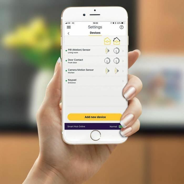 Yale Enchufe Conectado Interior Inteligente - Interruptor On/Off Remoto App Yale Home para Sistema de Alarma Doméstica Sync 1