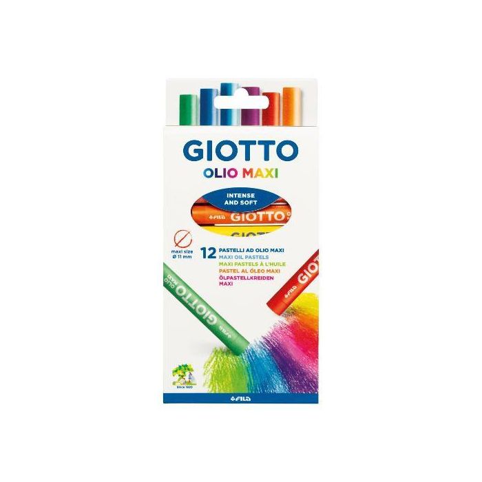 Estuche con Asa de 12 Barras Pintura Óleo Giotto F293400 1