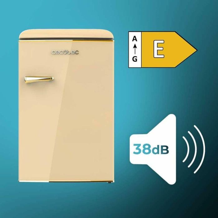 Cecotec Frigorífico Independiente CoolMarket TT Origin 110 Beige 110L Clase E 2