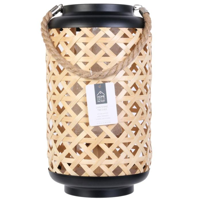 Home Deco Factory Farolillo Mirage Diámetro 21 cm Altura 38.5 cm Material Trenzado Iluminación Tenue 3