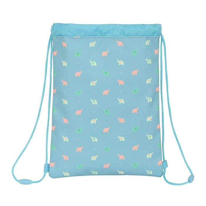 Bolsa Mochila con Cuerdas Safta Elefantes Verde 1 Bolsa Mochila con Cuerdas Safta Elefantes Verde 1