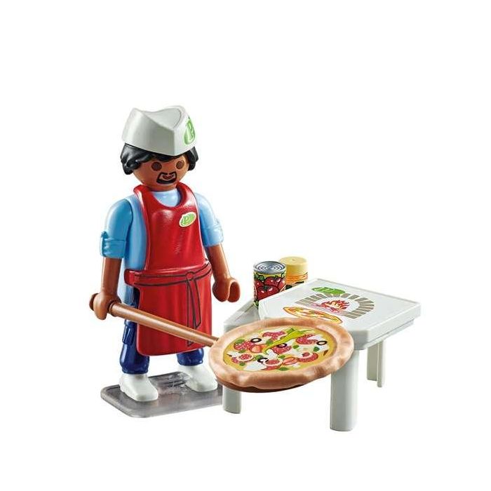 Playmobil Figura Pizzero Special Plus Juguete para Niños a Partir de 4 Años de Plástico