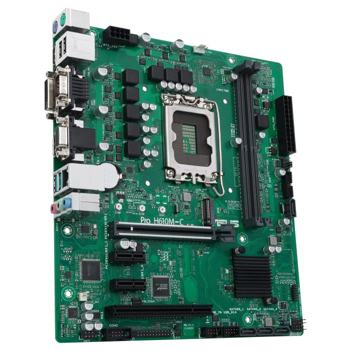 ASUS Placa Base H610M-C-CSM Socket LGA 1700 DDR5 con Salidas HDMI, DisplayPort, DVI y VGA - Micro ATX 3 ASUS Placa Base H610M-C-CSM Socket LGA 1700 DDR5 con Salidas HDMI, DisplayPort, DVI y VGA - Micro ATX 3