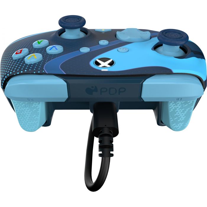 PDP REMATCH GLOW Mando Alámbrico para Xbox Series X|S, Xbox One y PC - Blue Tide Glow 21 PDP REMATCH GLOW Mando Alámbrico para Xbox Series X|S, Xbox One y PC - Blue Tide Glow 21