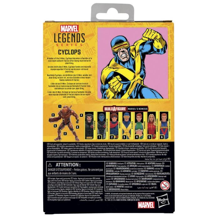 Hasbro Marvel Legends Series Figura de Acción Cíclope Patrulla-X con 5 Accesorios y Pieza para Construir Figura Adicional 11 Hasbro Marvel Legends Series Figura de Acción Cíclope Patrulla-X con 5 Accesorios y Pieza para Construir Figura Adicional 11