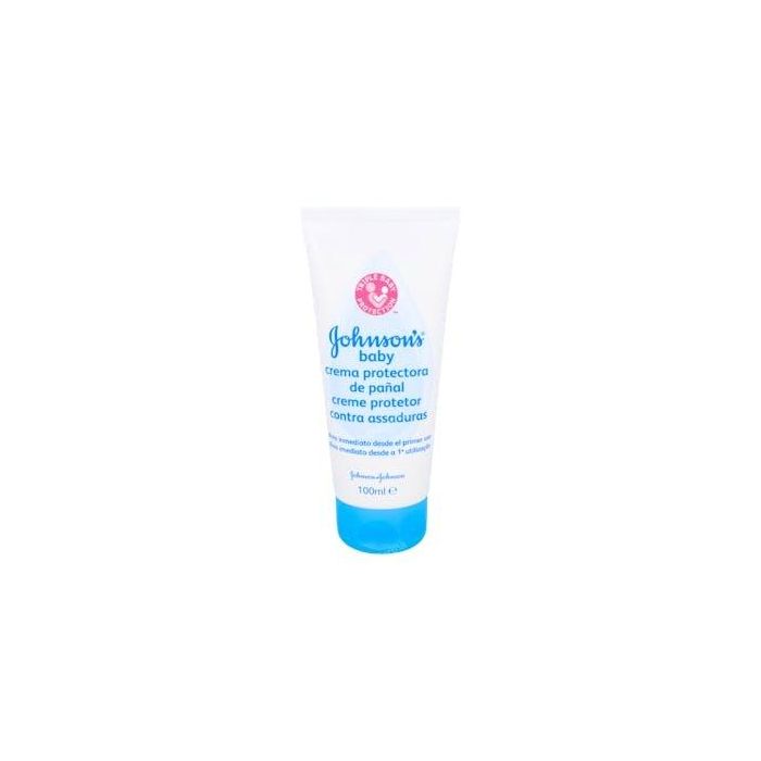 Johnson's Baby Crema Protectora de Pañal con Óxido de Zinc para Piel Sensible 100 ml Desde 0 Meses. Calma y Repara Irritaciones.