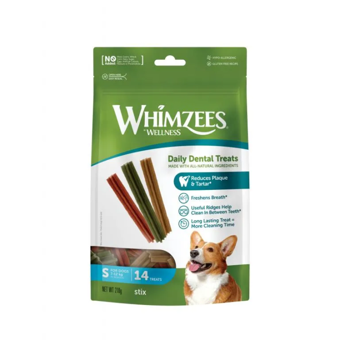 Whimzees Bag Stix S Week 14 Unidades