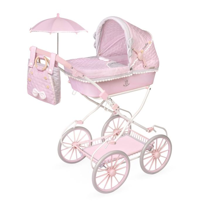 Decuevas Coche de Muñeca Plegable con Sombrilla y Bolso, adecuado para muñecas de hasta 48 cm, a partir de 3 años 0 Decuevas Coche de Muñeca Plegable con Sombrilla y Bolso, adecuado para muñecas de hasta 48 cm, a partir de 3 años 0
