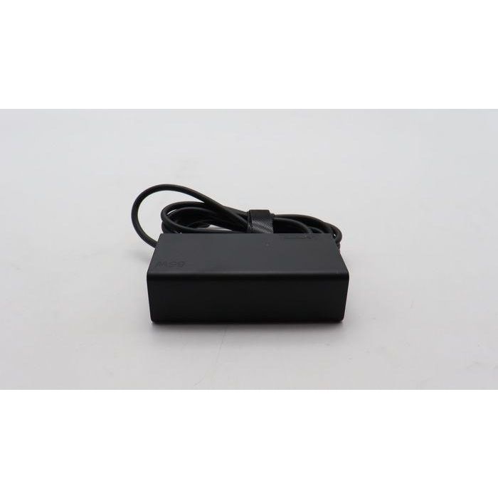 Lenovo 65W USB-C Power Adapter, Soporta 20V, 15V, 9V y 5V, Adaptador de Corriente para Laptops y Dispositivos Lenovo