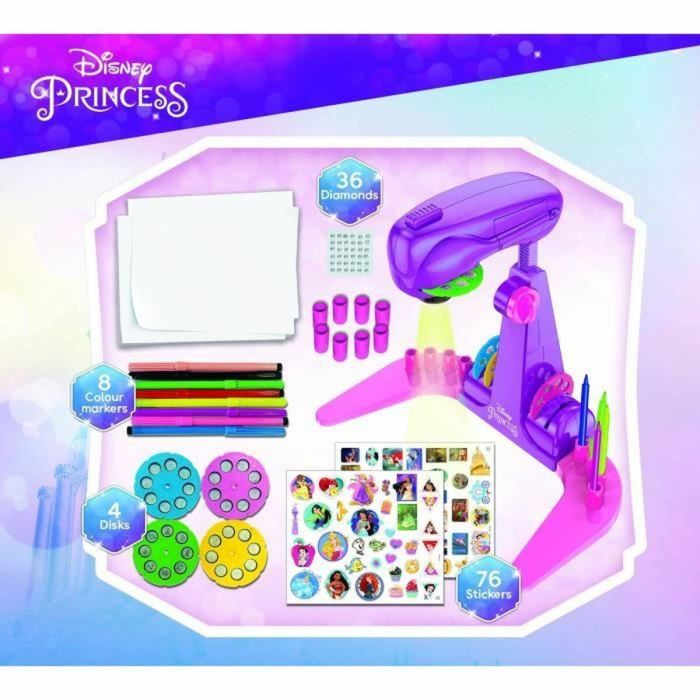 Lisciani LIS8008324092956 Proyector Escolar de Dibujo Princesa para dibujar todas tus Princesas favoritas 1