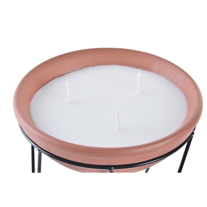 Vela Terraza Y Jardin DKD Home Decor Terracota Blanco 20 x 19 x 20 cm (8 Unidades) 2 Vela Terraza Y Jardin DKD Home Decor Terracota Blanco 20 x 19 x 20 cm (8 Unidades) 2