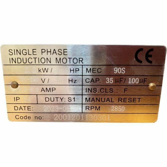DOMAC Motor electrico 3hp / 230V con polea 2 DOMAC Motor electrico 3hp / 230V con polea 2