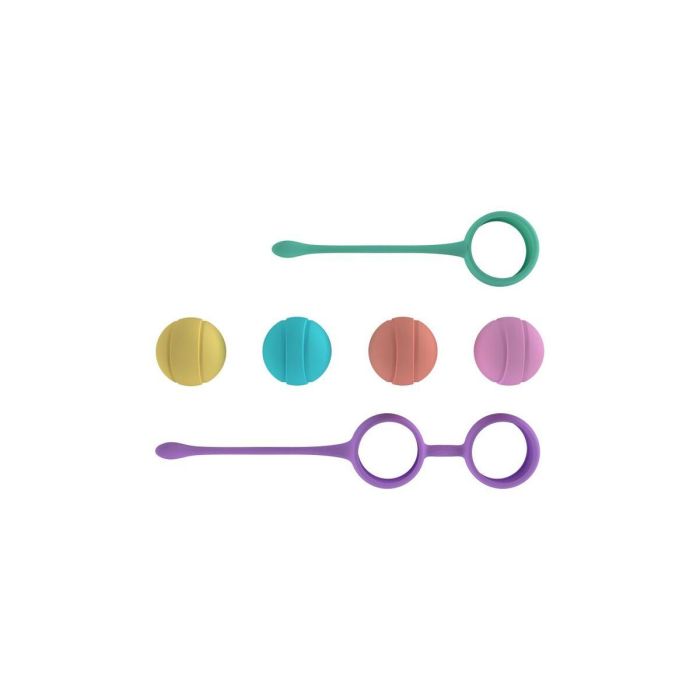 Set de Bolas Chinas Party Color Toys Silicona 3 Piezas 2