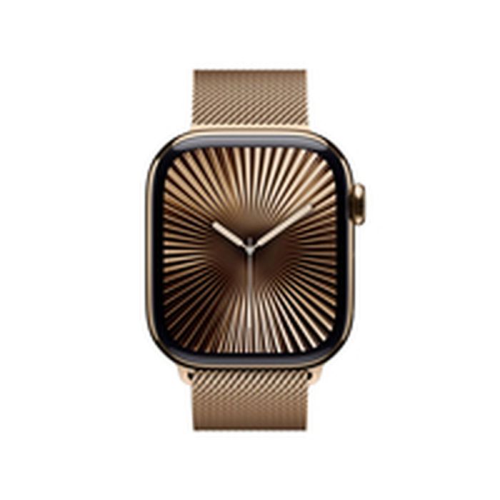 Apple Watch Series 10 GPS + Cellular 42mm Titanio Dorado con Pulsera Milanese Loop Acero Inoxidable Oro 64GB 5 Apple Watch Series 10 GPS + Cellular 42mm Titanio Dorado con Pulsera Milanese Loop Acero Inoxidable Oro 64GB 5