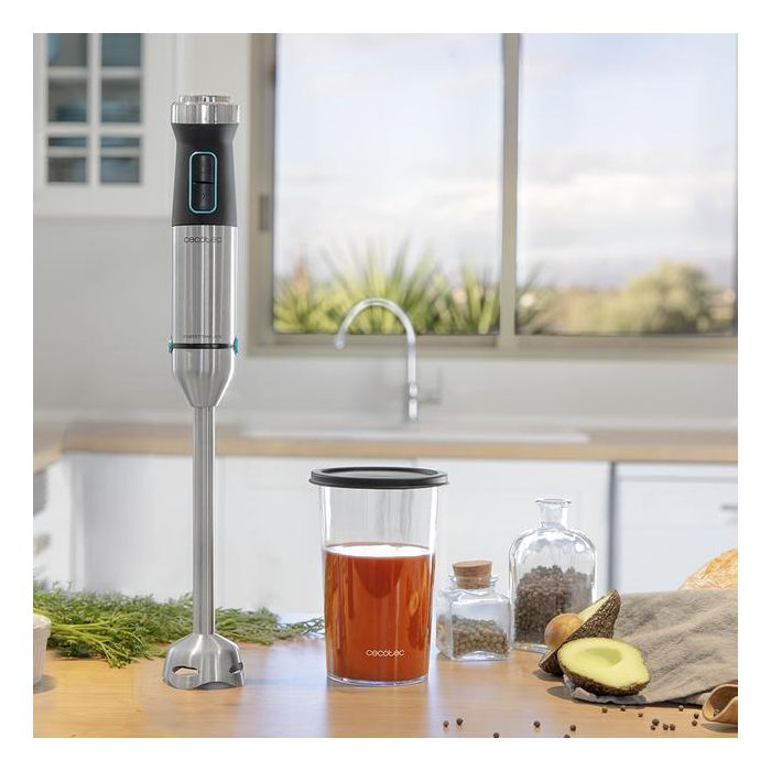 CECOTEC Batidora de Inmersión Power TitanBlack 1500 XL 1500W Negro, Plata 2