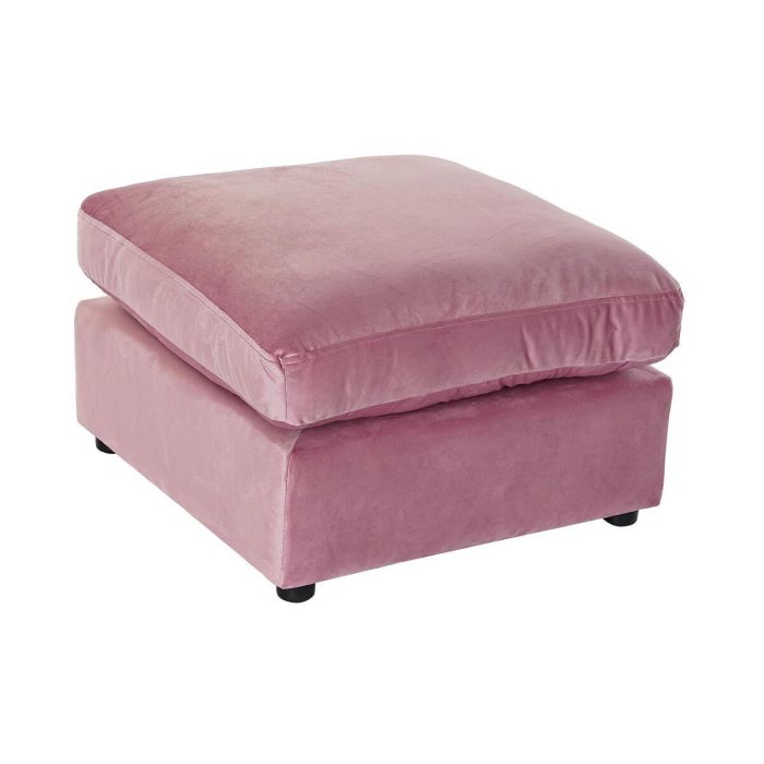 Reposapies Moderno DKD Home Decor Rosa 55 x 30 x 55 cm