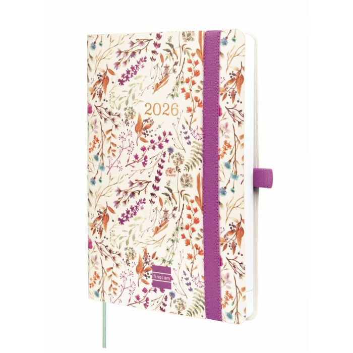 Finocam Agenda Capri Espiral 16 Meses 2025-2026, Tapa Blanda, Diseño Moderno con Detalles Metalizados, Bolsillo Interior y Goma Elástica Finocam Agenda Capri Espiral 16 Meses 2025-2026, Tapa Blanda, Diseño Moderno con Detalles Metalizados, Bolsillo Interior y Goma Elástica
