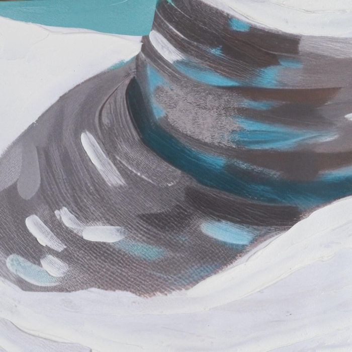 Cuadro Pintura Chica Lienzo Decoración 100 X 140 cm