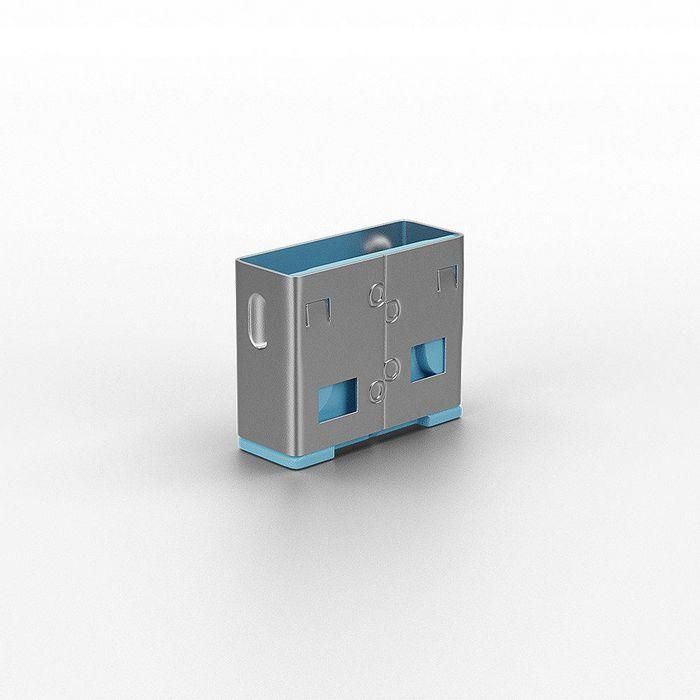 Lindy USB Port Blocker (without key) - Pack 10, Colour Code: Blue 2 Lindy USB Port Blocker (without key) - Pack 10, Colour Code: Blue 2