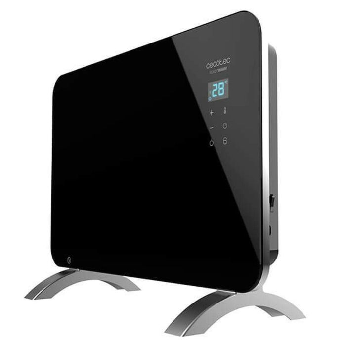 Calefactor Eléctrico de Convección Cecotec Ready Warm 6670 Crystal Connection 1000W WIFI Negro 1000 W 1