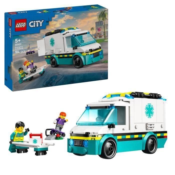 Juego de construccion ambulancia de emergencias lego city Juego de construccion ambulancia de emergencias lego city