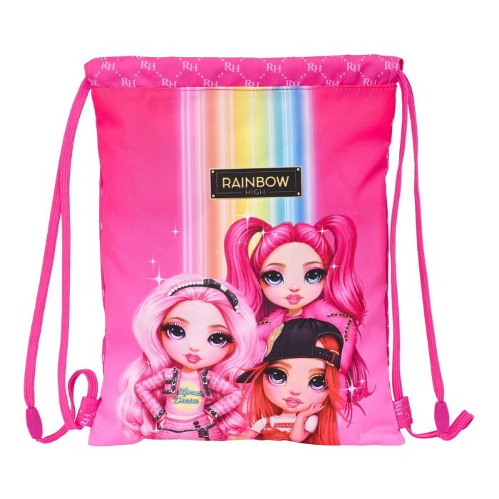 Mochila Saco Infantil Rainbow High Fucsia 26 x 34 x 1 cm 0 Mochila Saco Infantil Rainbow High Fucsia 26 x 34 x 1 cm 0