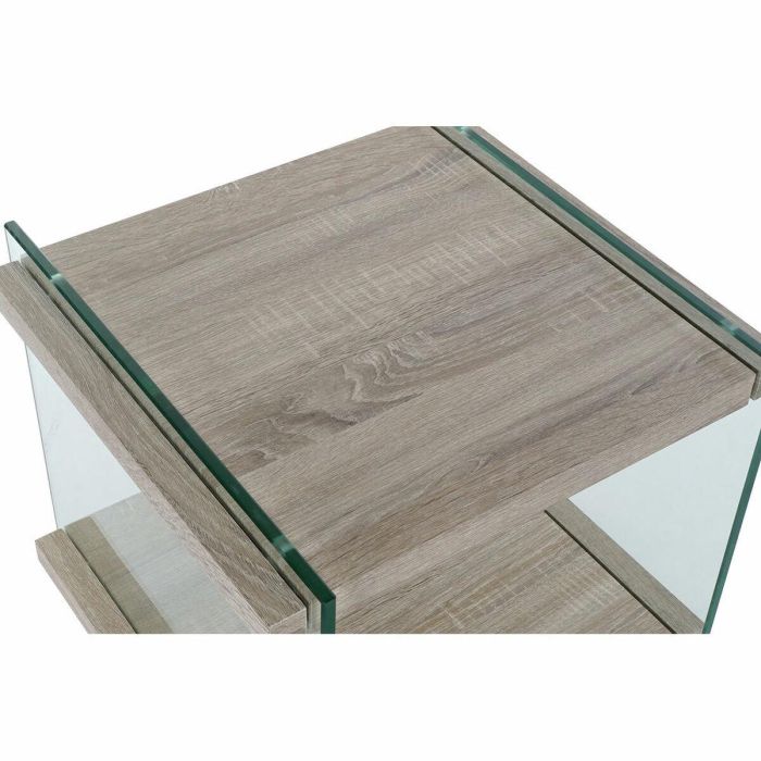 Mesita de Noche DKD Home Decor Cristal Madera MDF (50 x 50 x 49 cm) 1 Mesita de Noche DKD Home Decor Cristal Madera MDF (50 x 50 x 49 cm) 1