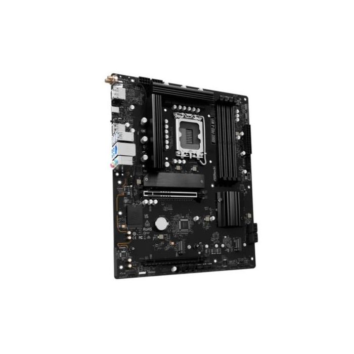 Placa ASRock B860 Pro-A Wifi,Intel,1851,B860,4Ddr5,256Gb,1Hdmi+1Dp,4Sata3+2M.2,2.5Gblan,Wifi6E+Bt5.3,8Usb3.2+2Usb Type-C,Atx 1