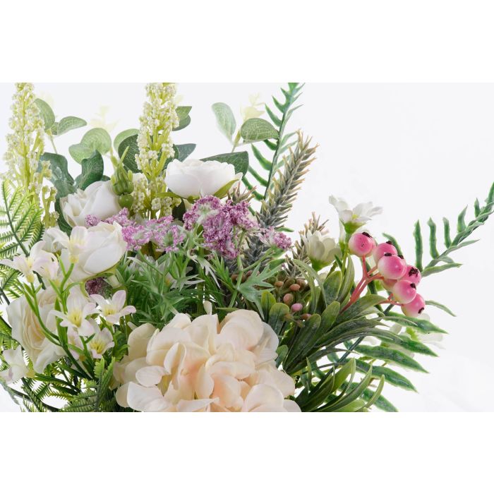Planta DKD Home Decor Blanco Rosa 15 x 36 x 15 cm (12 Unidades) 2 Planta DKD Home Decor Blanco Rosa 15 x 36 x 15 cm (12 Unidades) 2