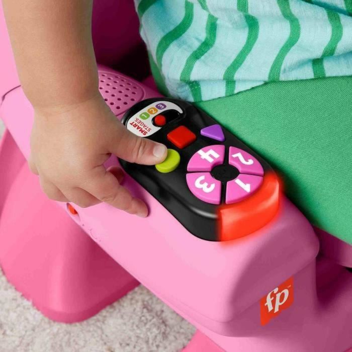 Fisher-Price JFF07 - Ríe y Aprende - Silla Electrónica de Aprendizaje Progresivo Rosa 2 Fisher-Price JFF07 - Ríe y Aprende - Silla Electrónica de Aprendizaje Progresivo Rosa 2