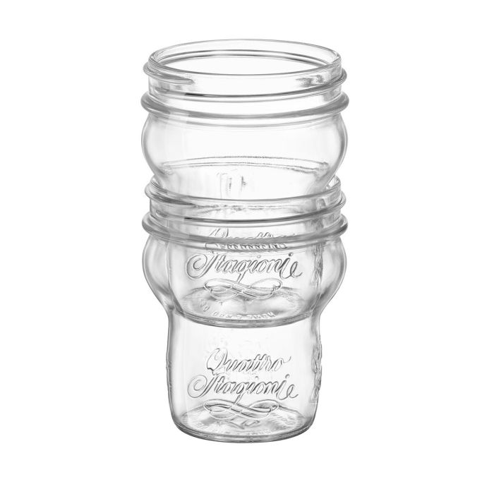 Recipiente Conservador de Alimentos Bormioli Rocco Quattro Stagioni Transparente 270 ml (12 Unidades) 1