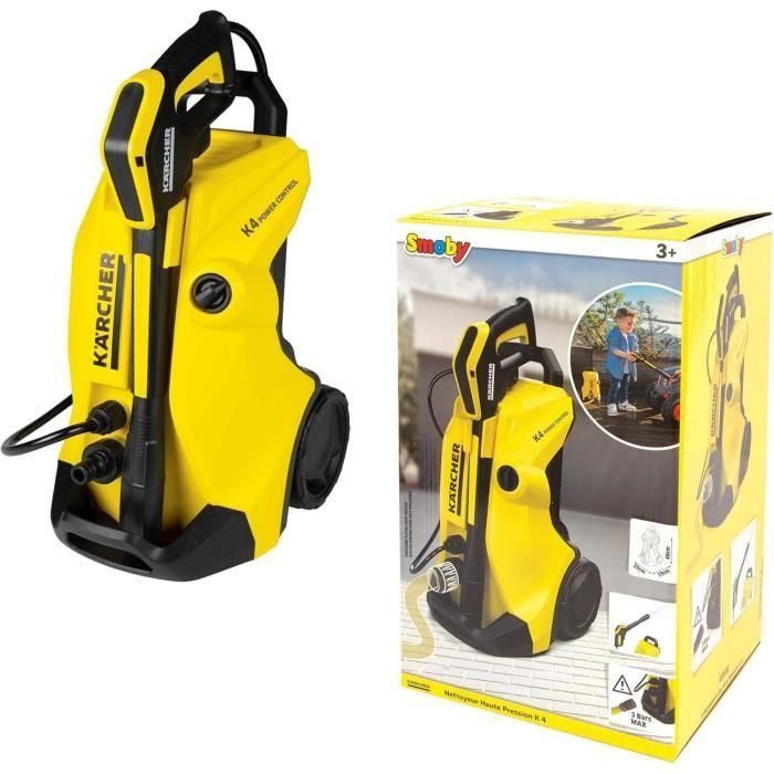 Smoby SMO360902 Juguete Réplica de Hidrolimpiadora de Alta Presión Kärcher K4 para Niños