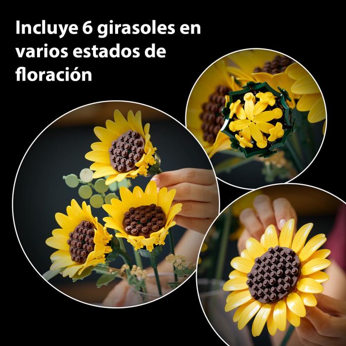 LEGO Botanicals Ramo de Girasoles 11502 - Set de construcción para adultos +18