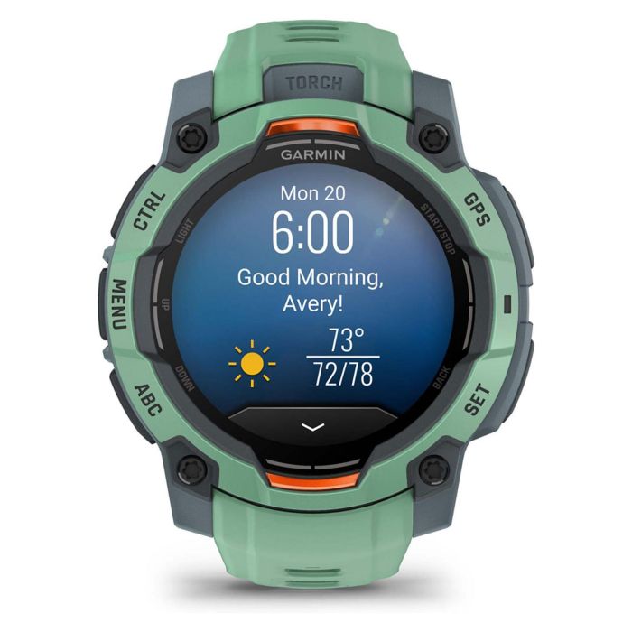 Garmin Instinct 3 AMOLED (45mm) twilight/neo tropic Reloj Inteligente GPS para Deporte con Pantalla AMOLED Táctil Unisex