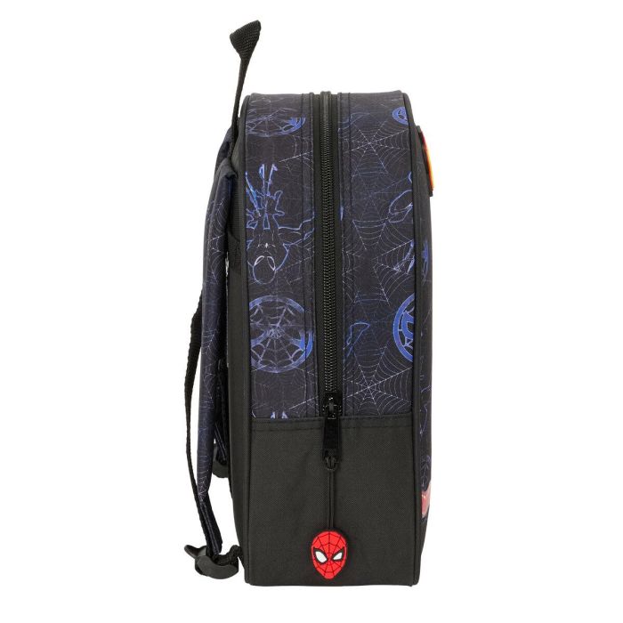 Mochila Escolar Spider-Man Attack Negro 22 x 27 x 10 cm 1