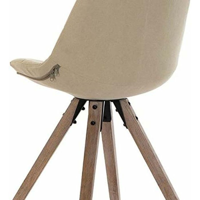 Silla de Comedor DKD Home Decor Beige Multicolor 47 x 55 x 85 cm 2 Silla de Comedor DKD Home Decor Beige Multicolor 47 x 55 x 85 cm 2