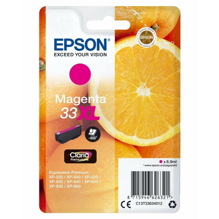 Cartucho de Tinta Original Epson C13T33634022 Magenta