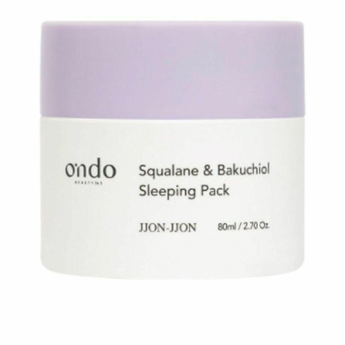 Ondo Beauty 36.5 Squalane & Bakuchiol Sleeping Pack 80 ml - Mascarilla Noche Anti-Edad, Hidratante y Luminosidad para Piel Sensible y Embarazo