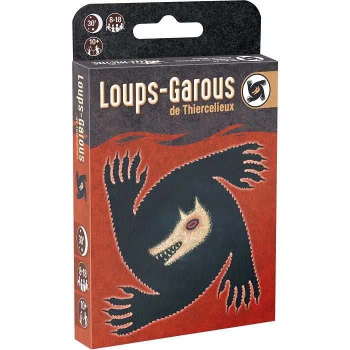 Asmodee Les Loups-Garous de Thiercelieux Edición 2021 Juego de mesa Juego grupal rol oculto Idioma francés Asmodee Les Loups-Garous de Thiercelieux Edición 2021 Juego de mesa Juego grupal rol oculto Idioma francés