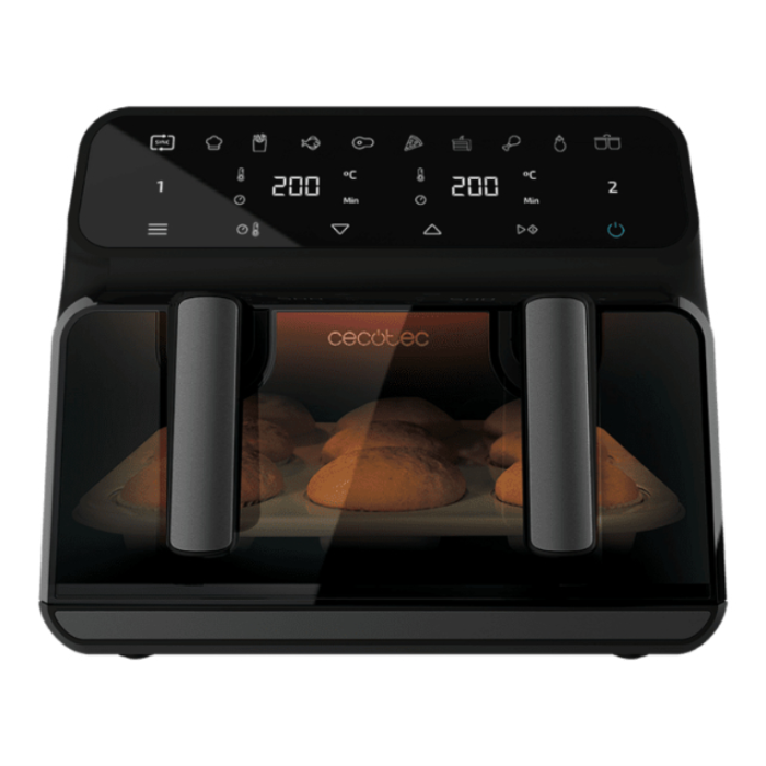 Cecotec 04986 freidora Sencillo 9 L Independiente 2850 W Freidora de aire caliente Negro Cecotec 04986 freidora Sencillo 9 L Independiente 2850 W Freidora de aire caliente Negro