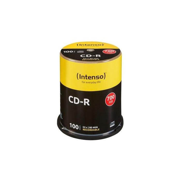 CD-R INTENSO 1001126 52x 700 MB (100 uds) CD-R INTENSO 1001126 52x 700 MB (100 uds)