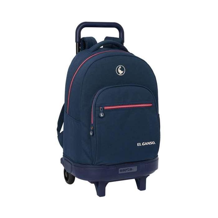 Mochila Escolar con Ruedas El Ganso Classic Azul marino 33 X 45 X 22 cm 0 Mochila Escolar con Ruedas El Ganso Classic Azul marino 33 X 45 X 22 cm 0
