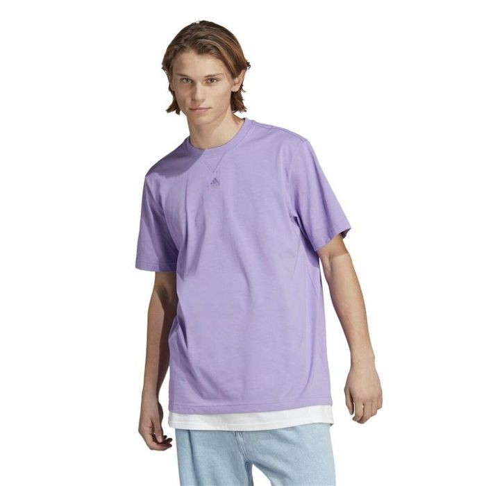 Camiseta de Manga Corta Hombre Adidas All Szn Morado 4 Camiseta de Manga Corta Hombre Adidas All Szn Morado 4