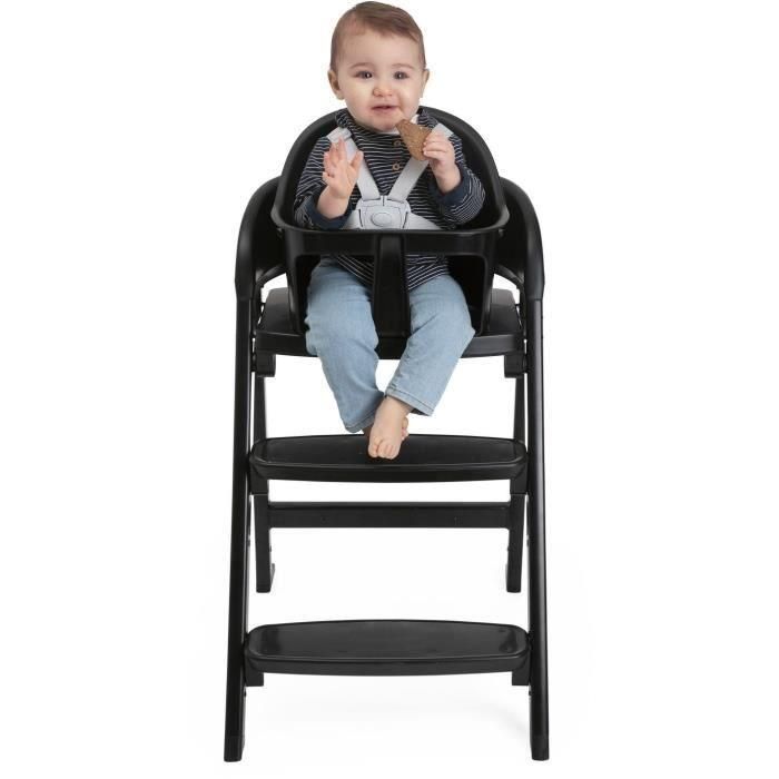 Chicco CHI8058664143399 Trona Evolutiva Crescendo Lite para Bebés Niños y Adultos - Carbón Cairo - Negro (8,25 Kg) 1