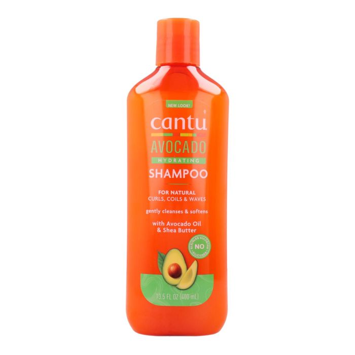 Cantu Avocado Hydrating Champú Antiencrespamiento, Hidratante, Definición Rizos, Sin Sulfatos, para Cabello Rizado y Seco 400ml Cantu Avocado Hydrating Champú Antiencrespamiento, Hidratante, Definición Rizos, Sin Sulfatos, para Cabello Rizado y Seco 400ml
