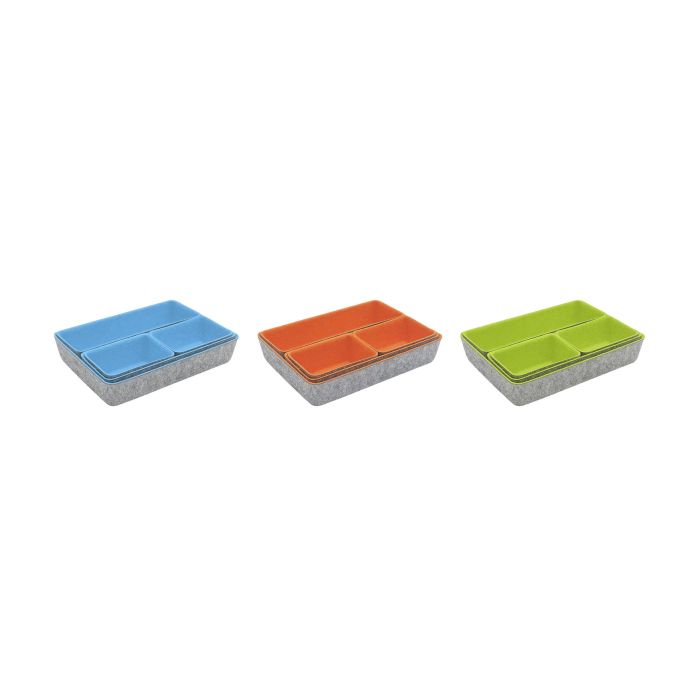 Confortime Set de 5 Organizadores de Fieltro 27.5 x 20 x 5.3 cm (6 Unidades) 3 Confortime Set de 5 Organizadores de Fieltro 27.5 x 20 x 5.3 cm (6 Unidades) 3