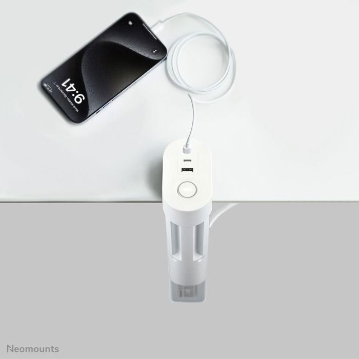 Regleta Neomounts VOLT DESK CLAMP Blanco (1,4 m) 6