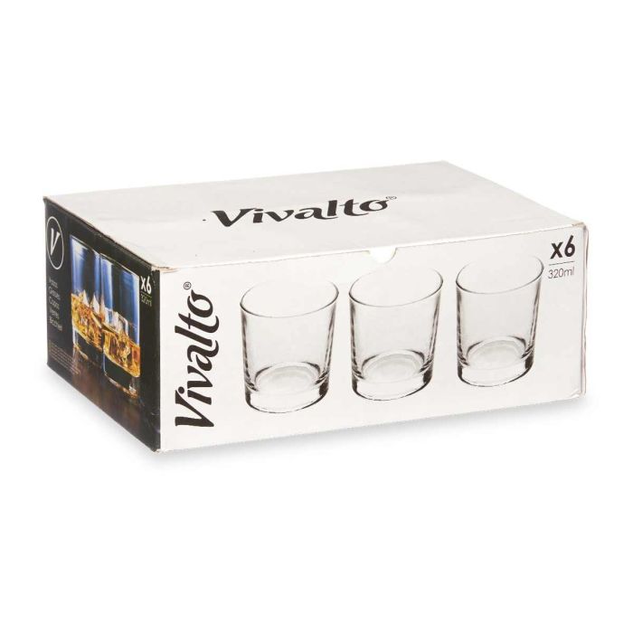 Vaso Vidrio Whisky 320Ml Vivalto 8X9CM (24 Unidades) 2 Vaso Vidrio Whisky 320Ml Vivalto 8X9CM (24 Unidades) 2