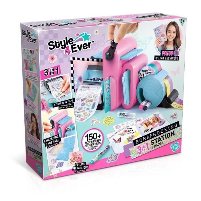 Canal Toys Estudio de Scrapbooking 3 en 1 con más de 150 accesorios para personalizar libreta, cartas y decoración habitación - Edad 3+ años 4 Canal Toys Estudio de Scrapbooking 3 en 1 con más de 150 accesorios para personalizar libreta, cartas y decoración habitación - Edad 3+ años 4