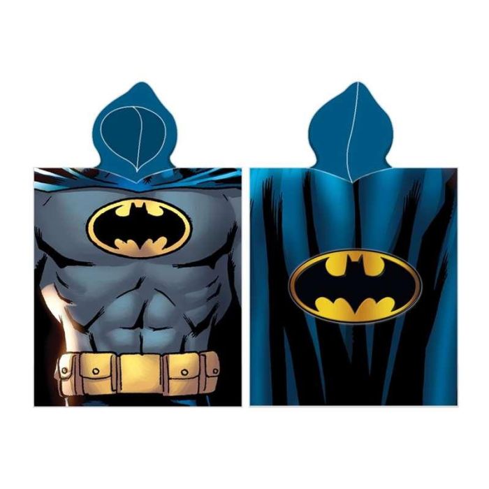 Poncho de microfibra batman "hero" 50x100cm 1 Poncho de microfibra batman "hero" 50x100cm 1
